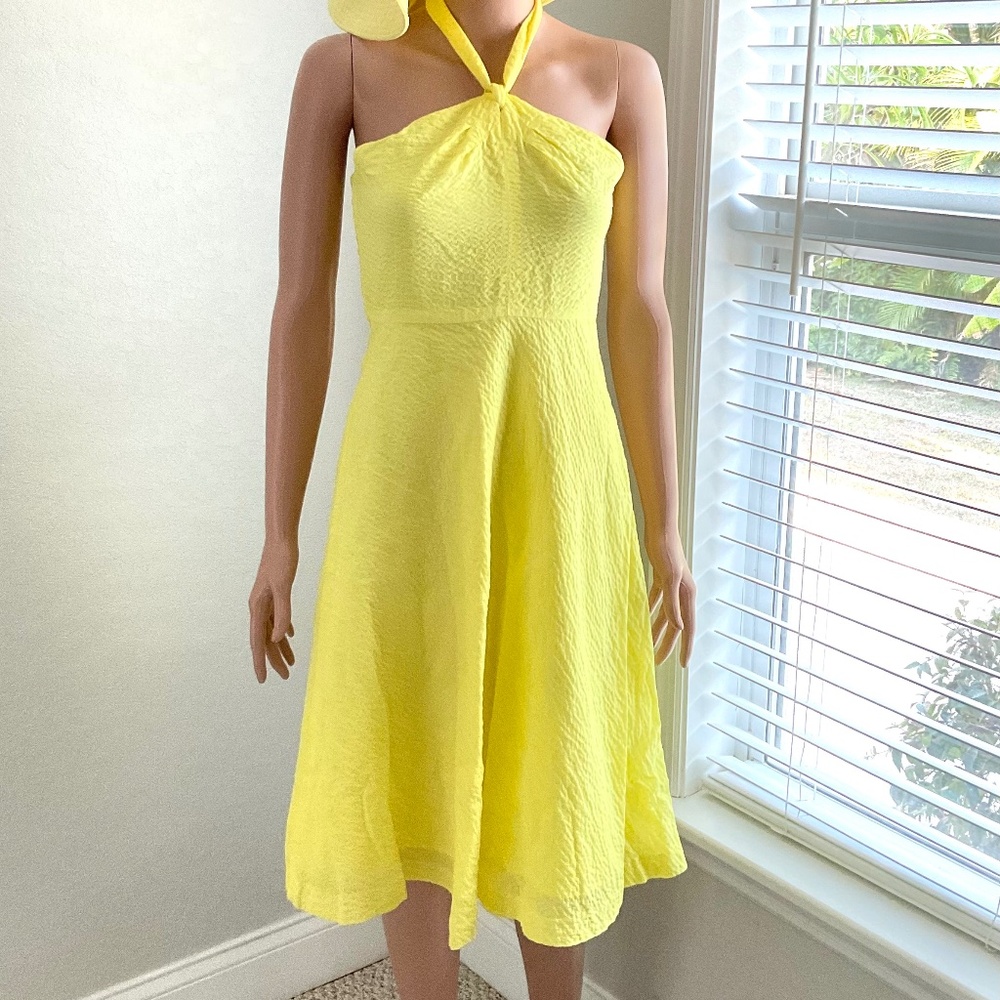 J CREW dress Size 2 Yellow